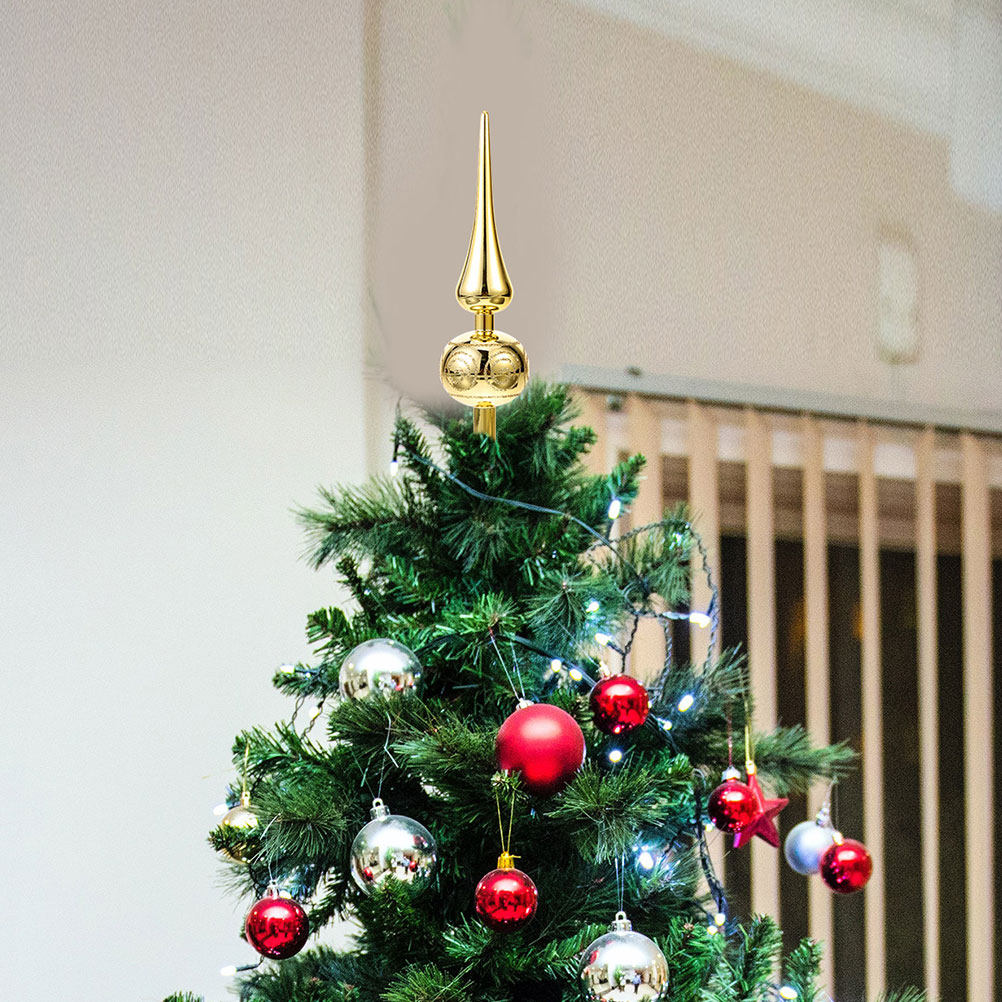 Star Tree Topper - 2 stuks Kerstboomtopper Ster Glitter Sferisch