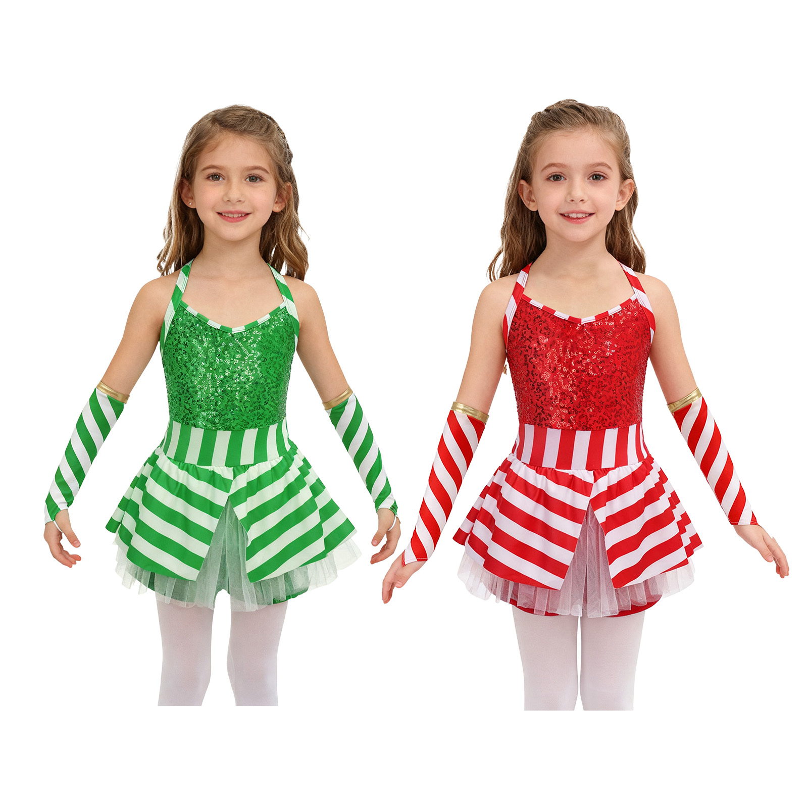 Meisjes Kerst Candy Cane Dance - Elf Costume Christmas recensie en prijs